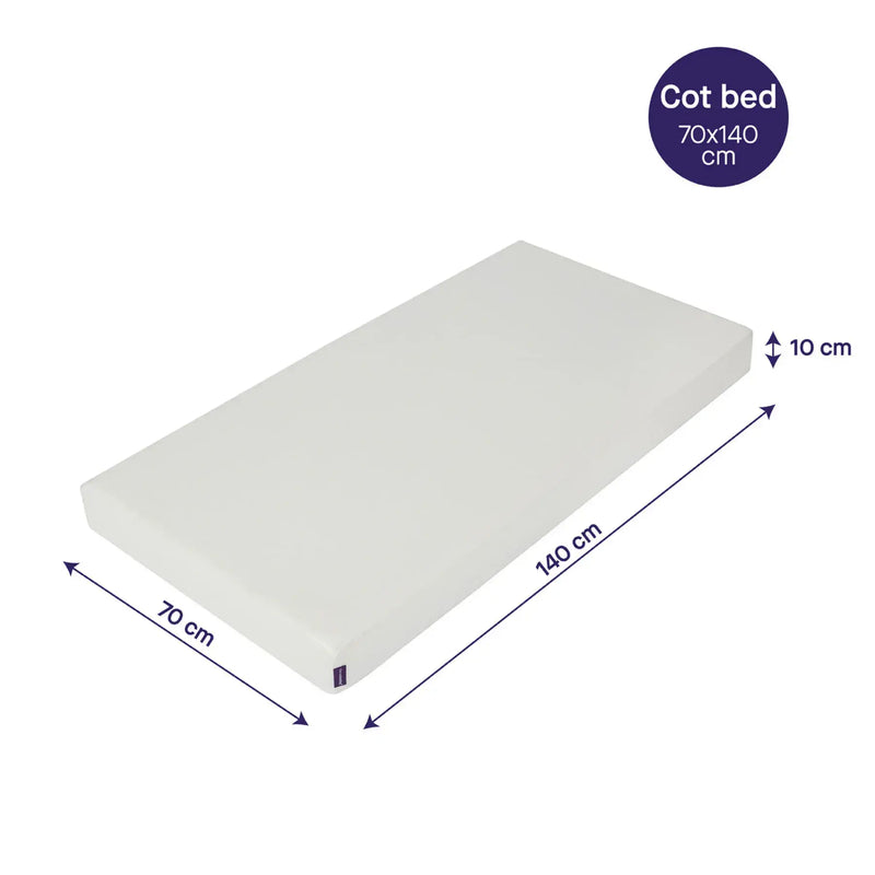 Clever Clogs Waterproof Support Mattress | White