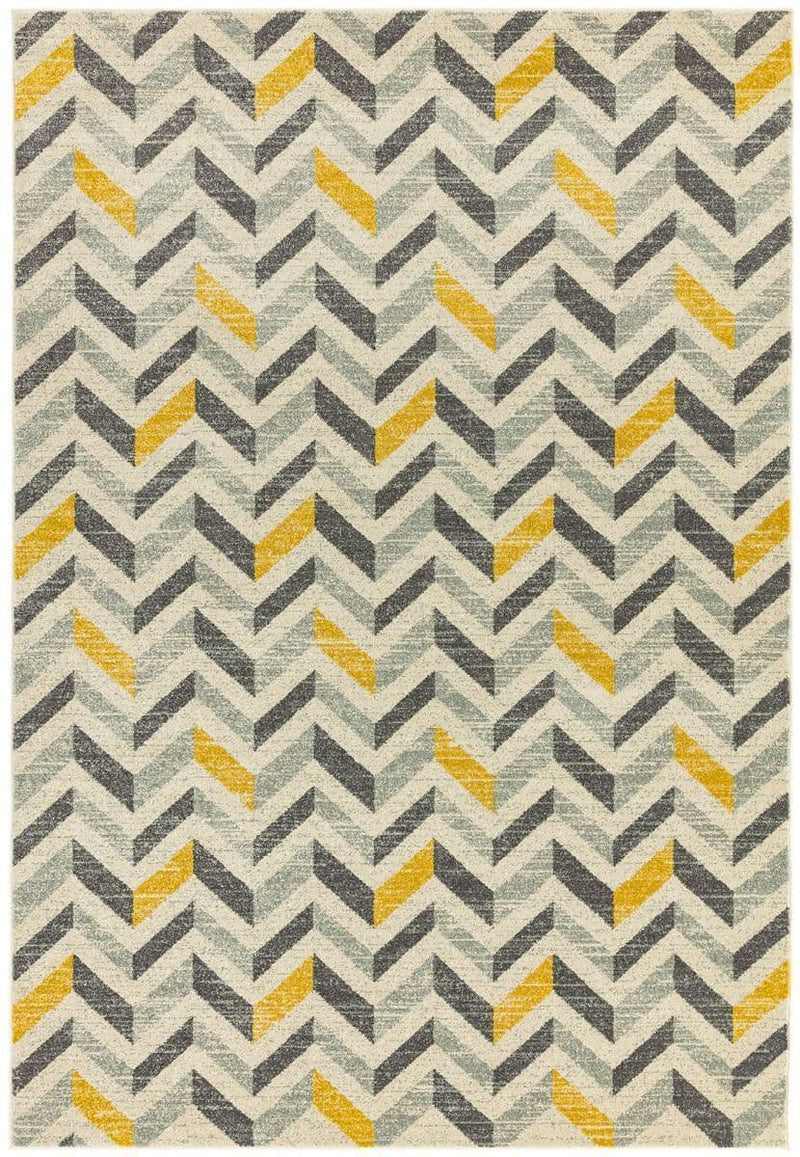 Colt rug cl08 chevron mustard