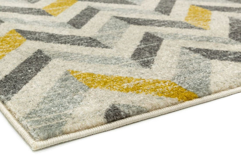Colt rug cl08 chevron mustard