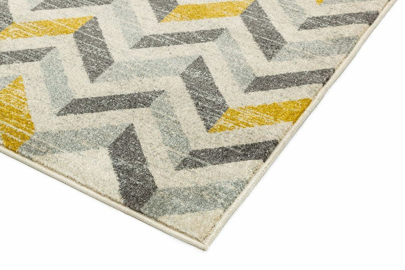 Colt rug cl08 chevron mustard