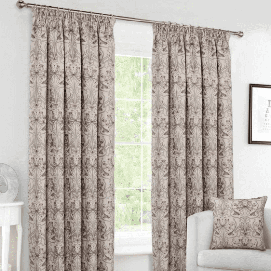 Cordelia Curtains Rose