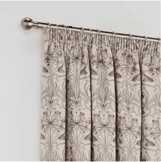 Cordelia Curtains Rose