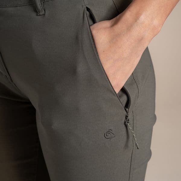 Craghoppers Women's Kiwi Pro III Trousers | Mid Khaki CWJ1405R