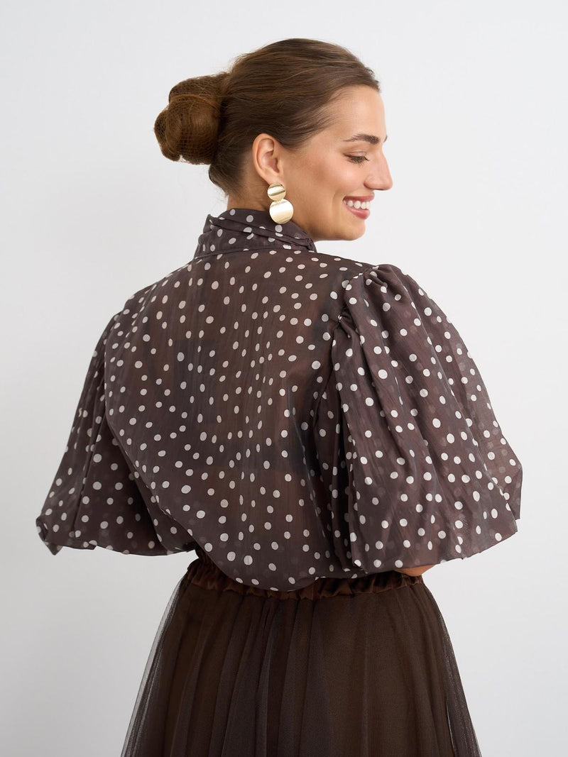 Kyla Sienna Blouse | Brown 37255