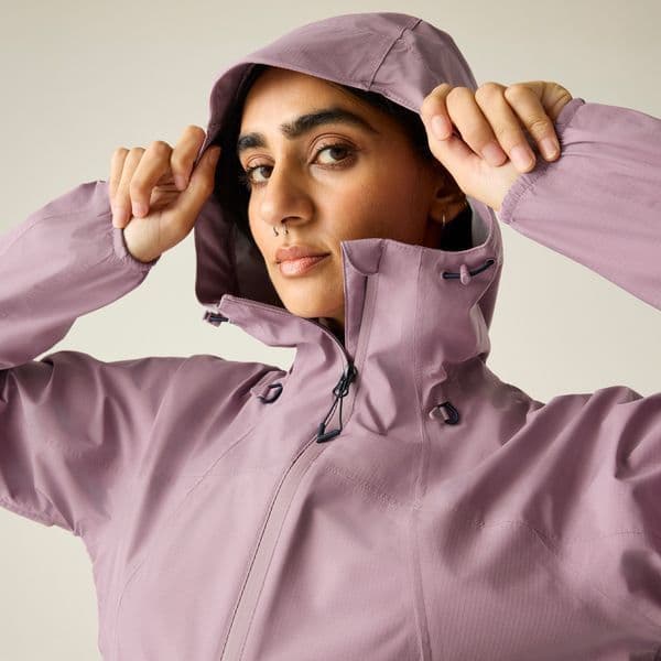 DARE 2B Breathe Easy Waterproof Jacket |  Dusky Orchid DWW588