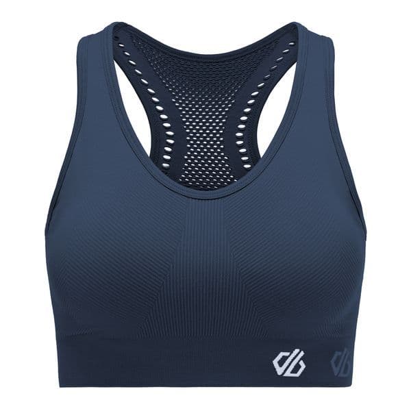 Dare2B React Sports Bra Sport Top | Navy DWU413