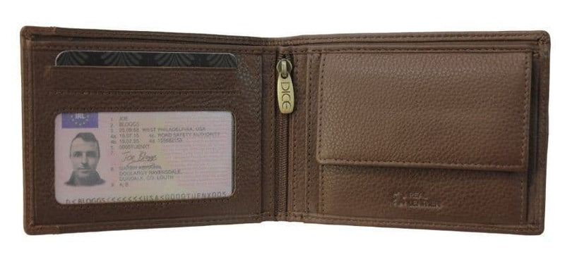 Dice Lewis Driver Wallet  |Dark Brown 41D1120