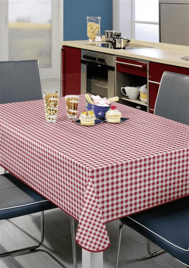 Donal Lynch  Bonita Oil Cloth | Red Check  021/08