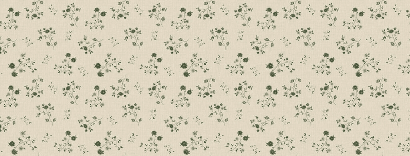 Donal Lynch Flowers PVC Oil Cloth | Green  AOHT12A
