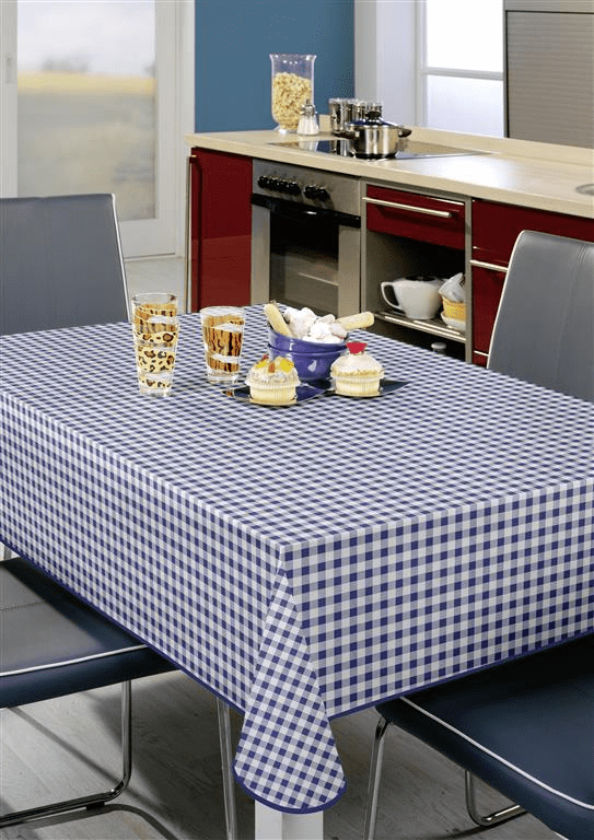 Donal Lynch Gingham Oil Cloth Blue AOH02/1