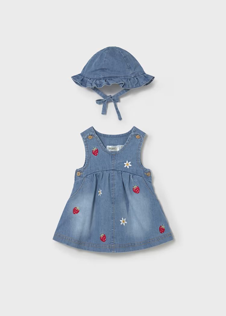 Mayoral Baby's Dress | Denim 1816/SS26