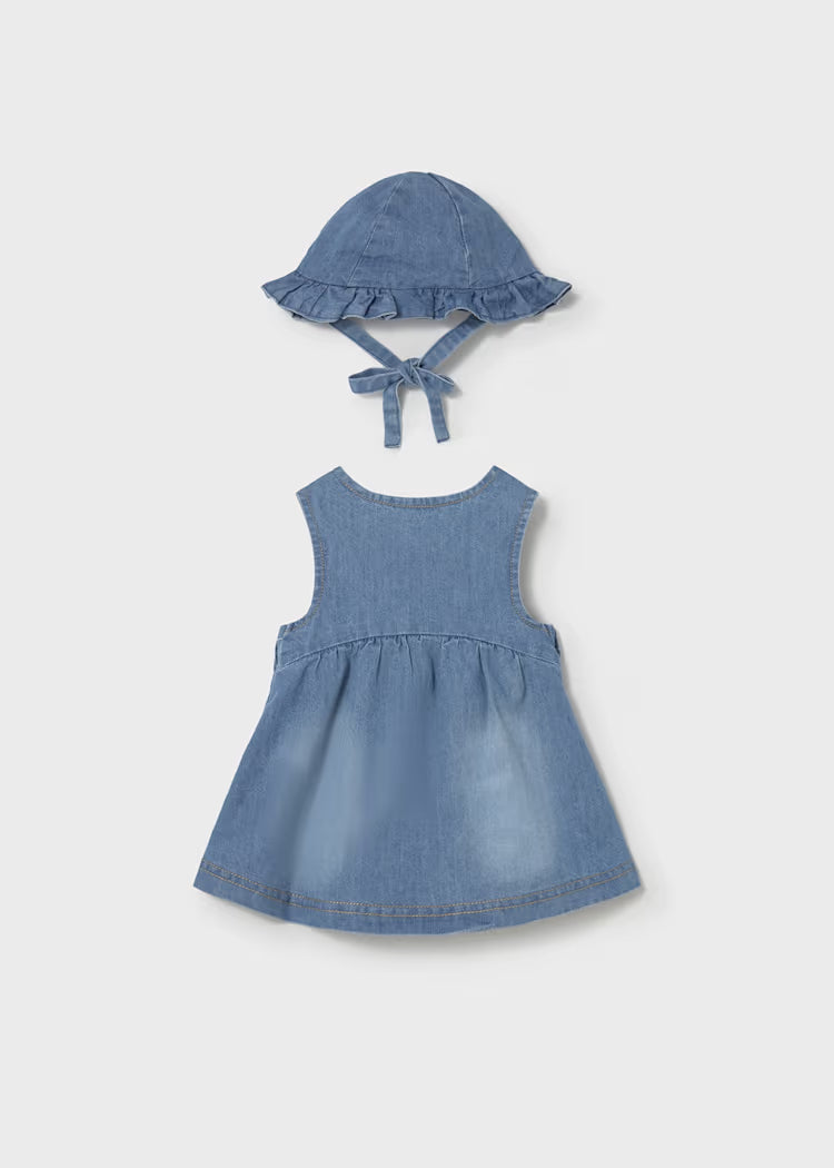 Mayoral Baby's Dress | Denim 1816/SS26