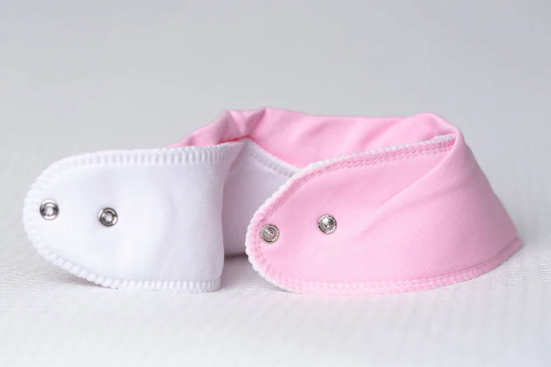 Babyboo Plain Bandana Bib | Pale Pink