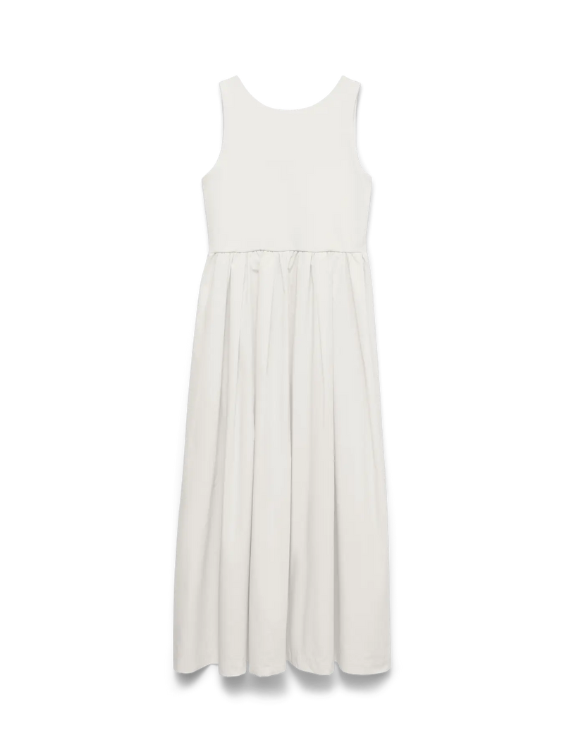 Vero Moda Ane  U-Neck  7/8 2-Way Dress | Cloud Dancer
