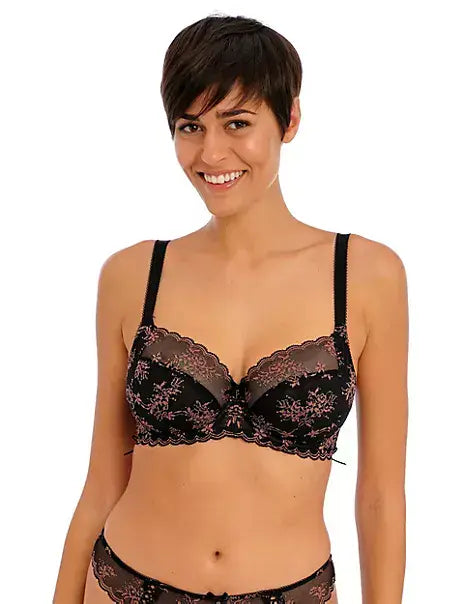 Fantasie  Off Beat Decadence UW Side Support Bra | Black AA402501