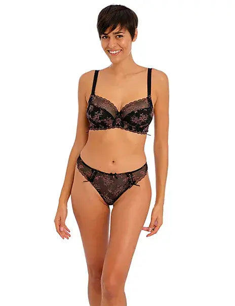 Fantasie  Off Beat Decadence UW Side Support Bra | Black AA402501