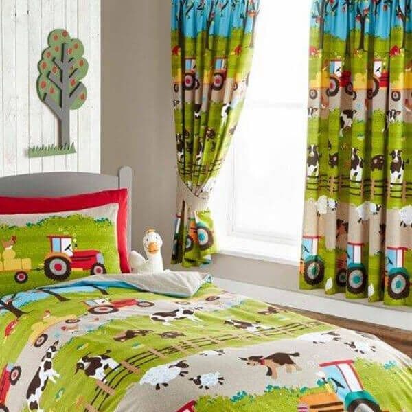 Farmyard readymade curtains
