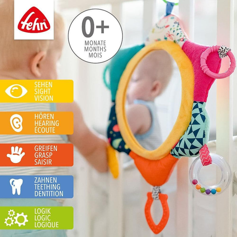 Fehn Activity Mirror Sun  | Yellow