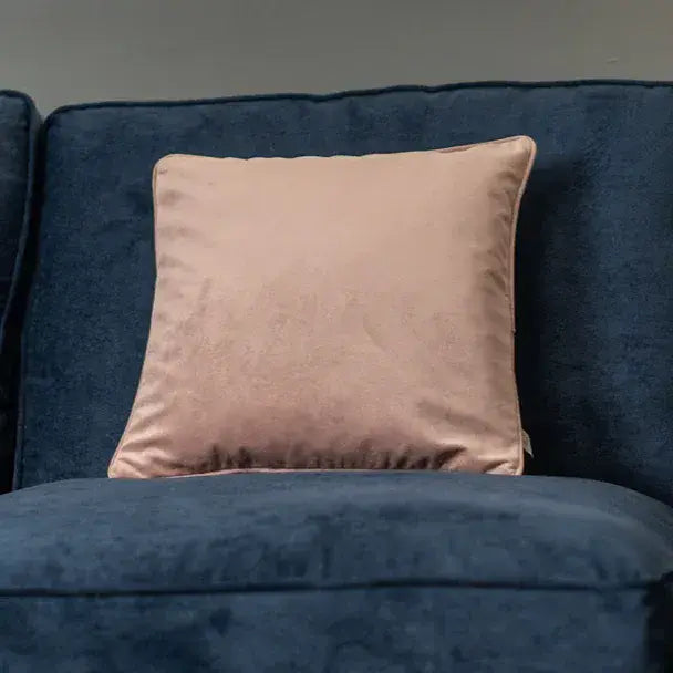FERVOR + HUE  Plain Soft Velvet Cushion 45x45cm| Heather