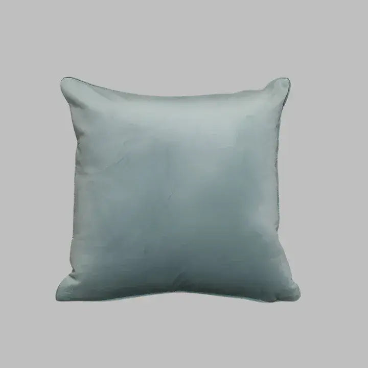 FERVOR + HUE Plain Soft Velvet Cushion 45x45cm| Mint Green
