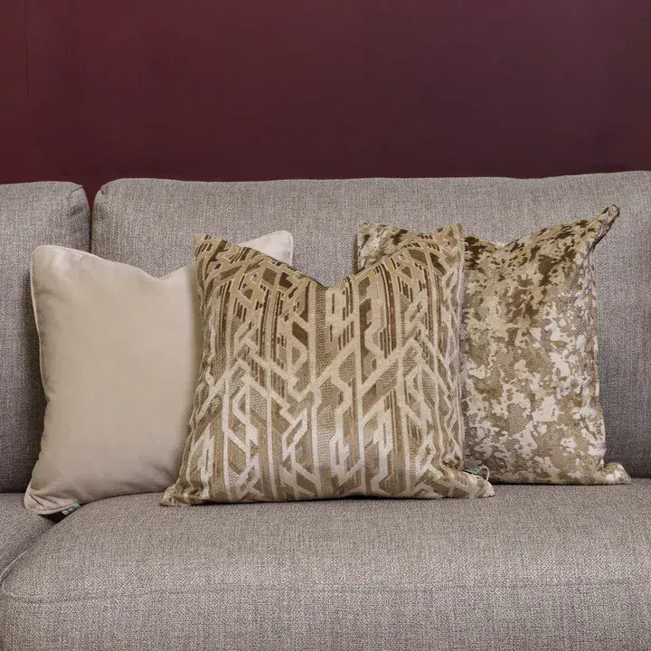 FERVOR + HUE TRADE Astra Feather Filled Cushion 45 x 45cm | Beige
