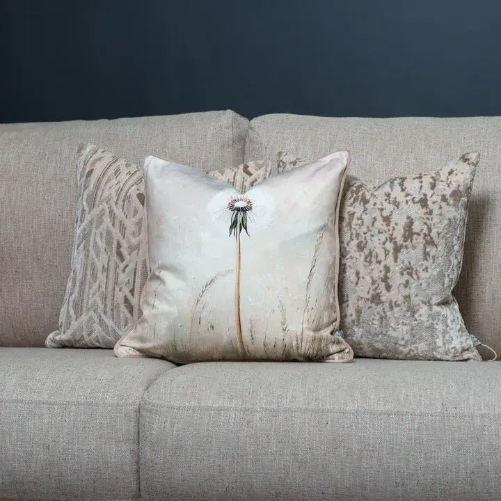 FERVOR + HUE TRADE Astra Feather Filled Cushion 45 x 45cm | Taupe