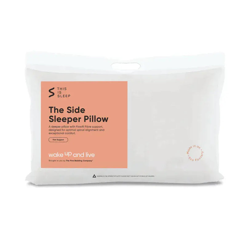 Fine Bedding This Is Sleep Side Sleeper Pillow  | White