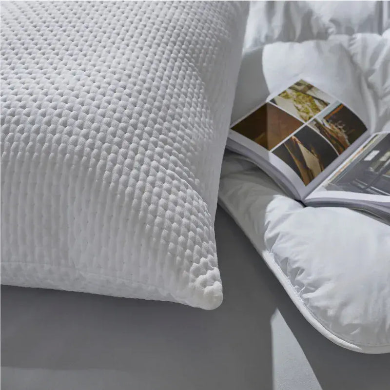 Fine Bedding This Is Sleep Silky Soft Pillow  | White