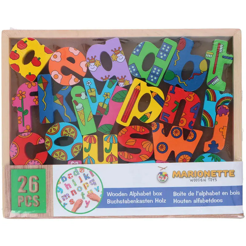 Fitzpatrick Wooden Alphabet Box 26pc  | 41757