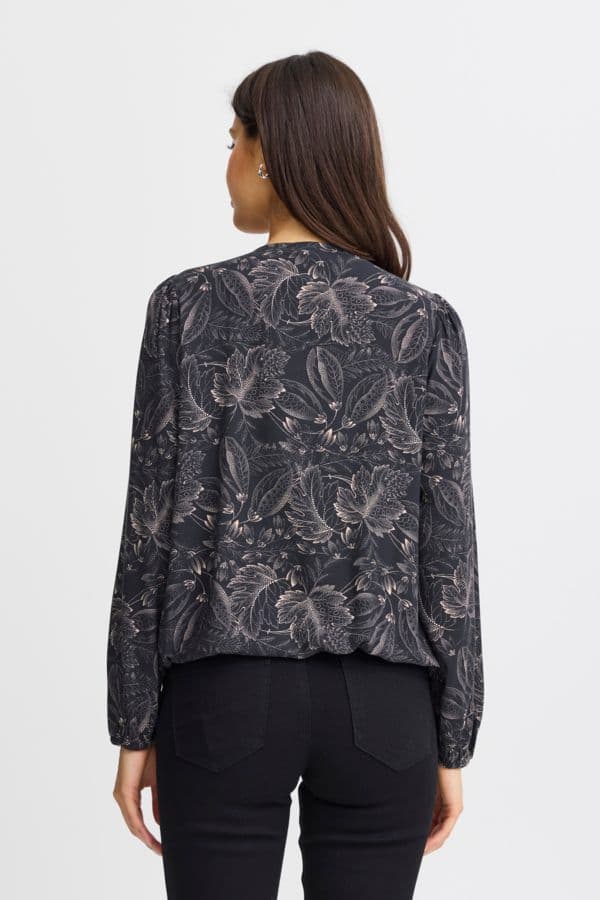 Fransa  Kiki L/S Blouse | Peacoat 20614526
