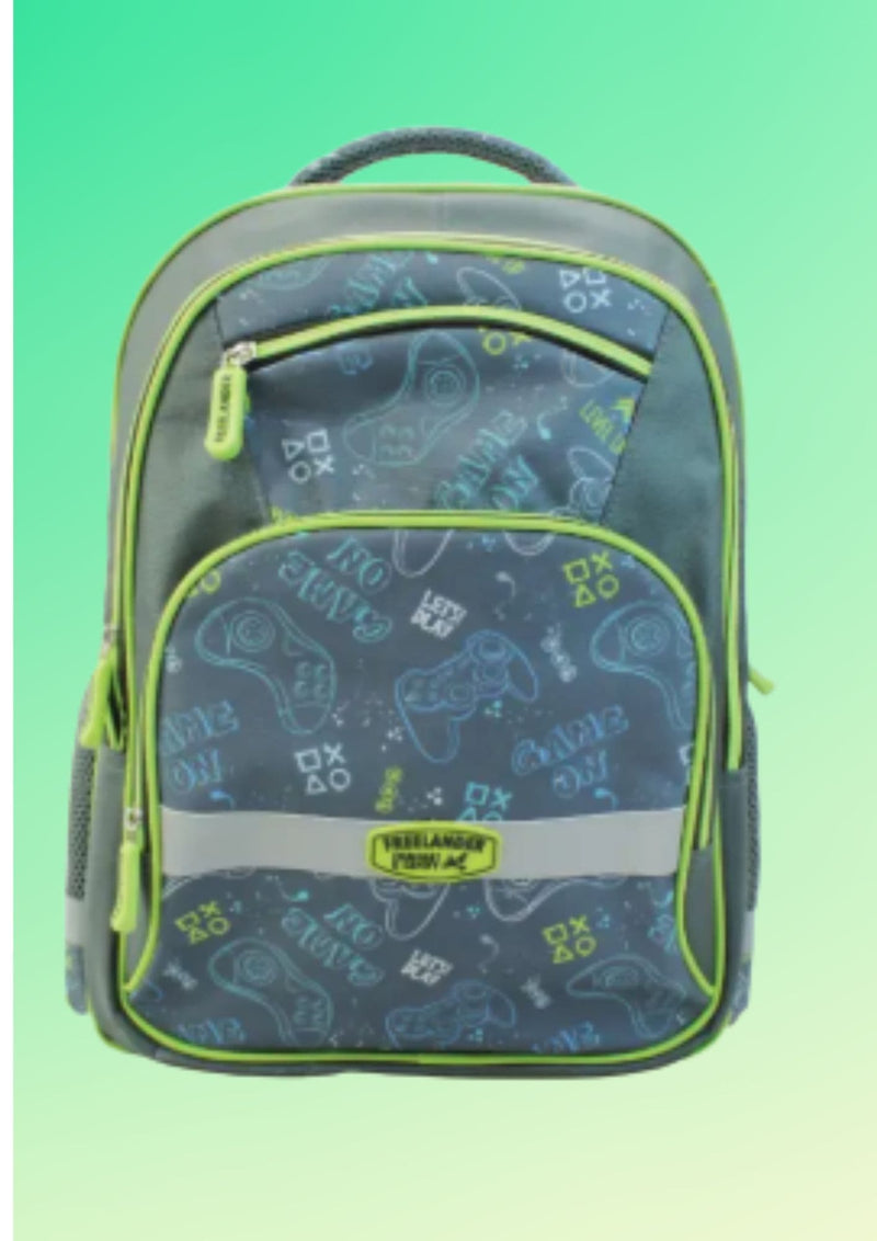 Freelander  Confort & Safty Boys Back Pack  |Green 34F344