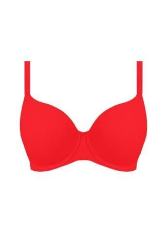 Freya Moulded T-Shirt Bra Undetected  | Red AA401708CRD