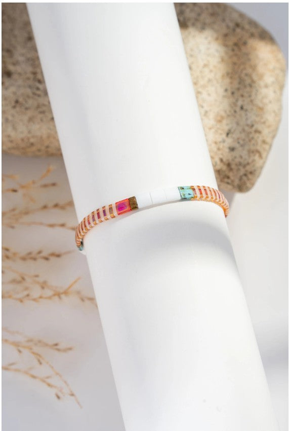COSMOS Wave Elastic Bracelet | Fuchsia BP42013-550