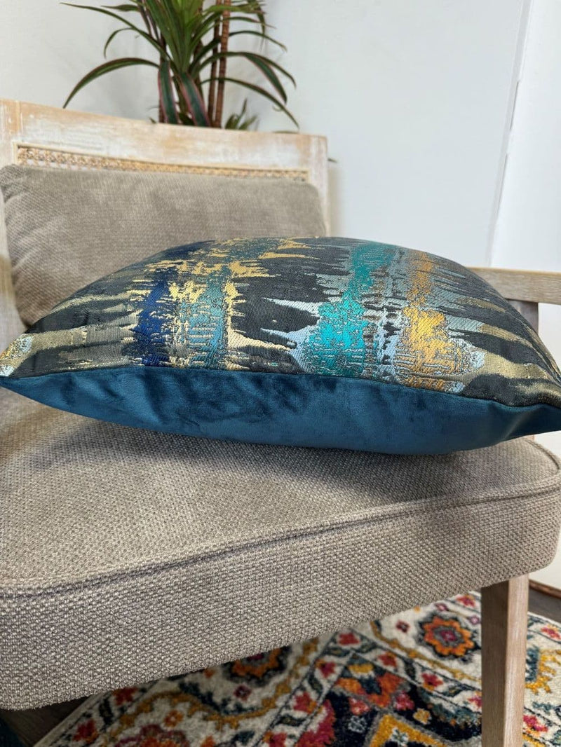 Fullshire  Inca Cushion  Cover 43x43 cm | Teal
