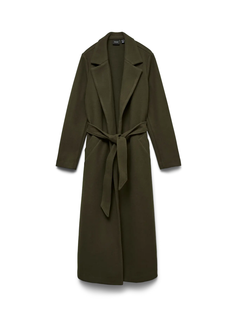 Vero Moda FortuneAya Xtra Long Coat | Forest