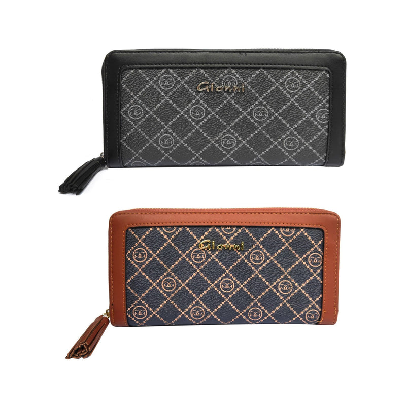Gionni 20G1142 Juno 20cm Monogram Bag Black