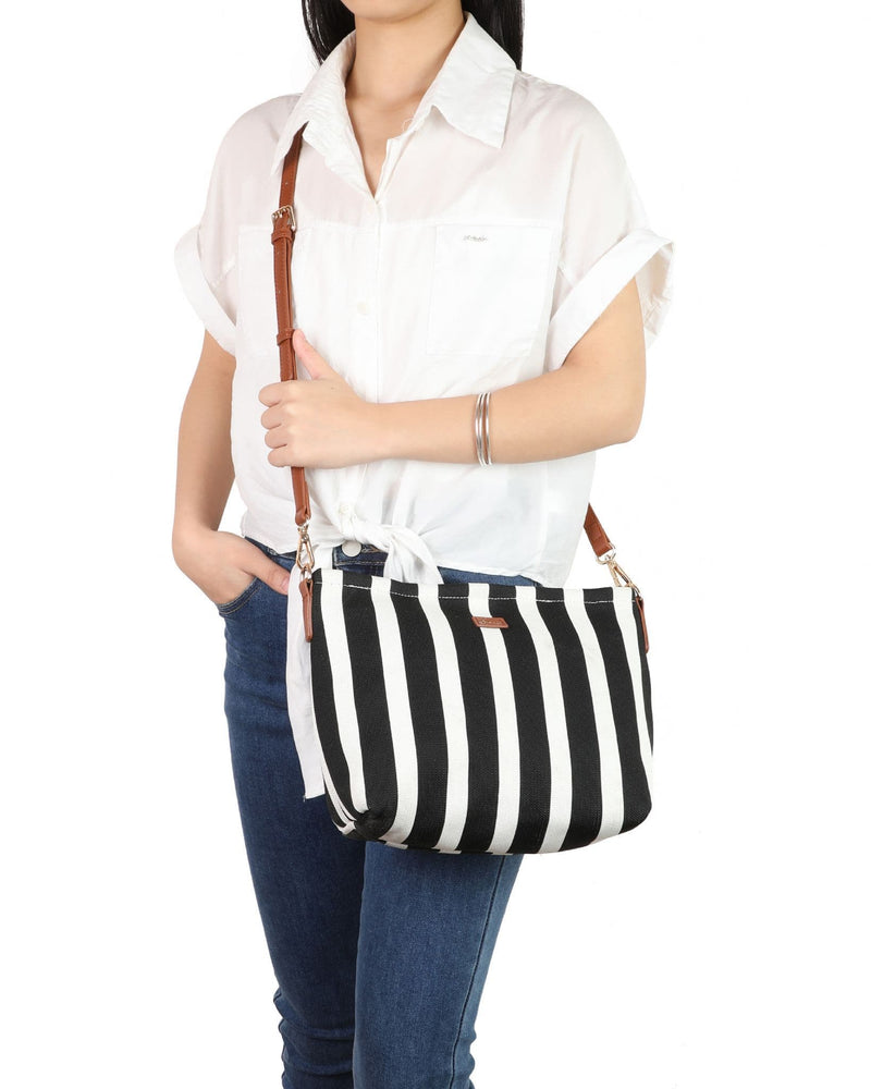 Gionni Coral Two Piece Shopper Bag | Black 11G2839