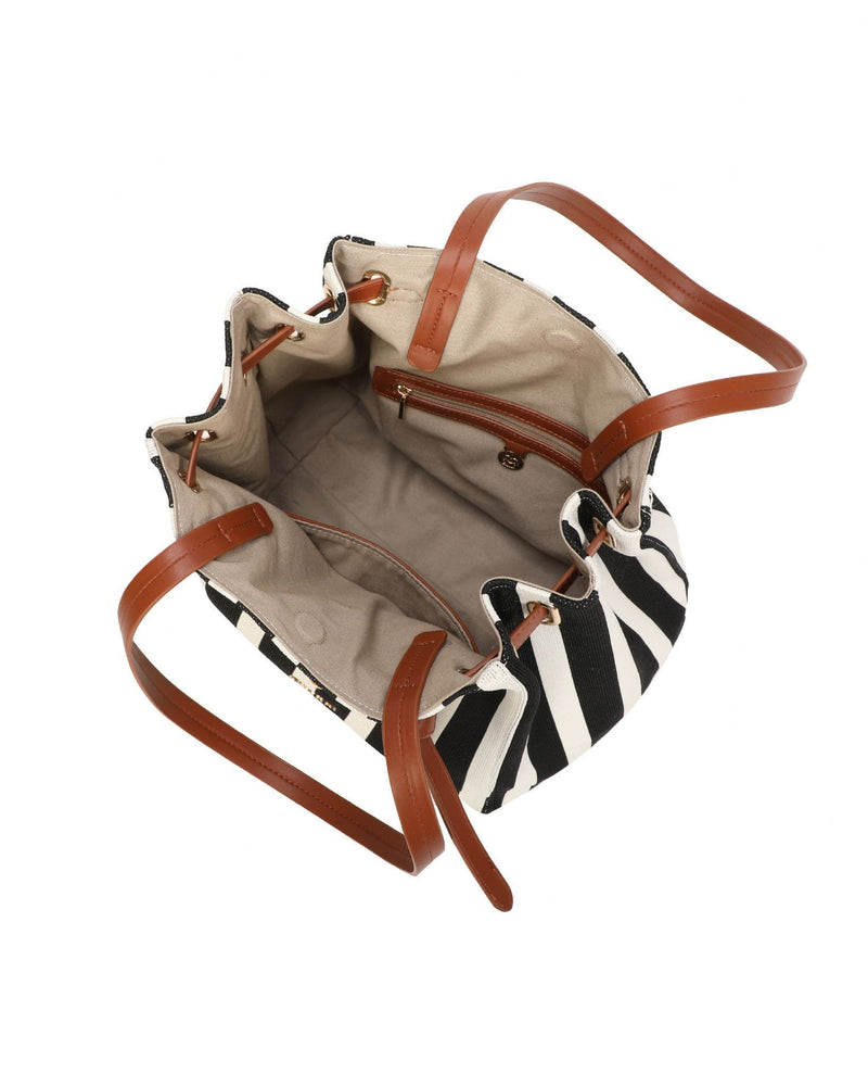 Gionni Coral Two Piece Shopper Bag | Black 11G2839