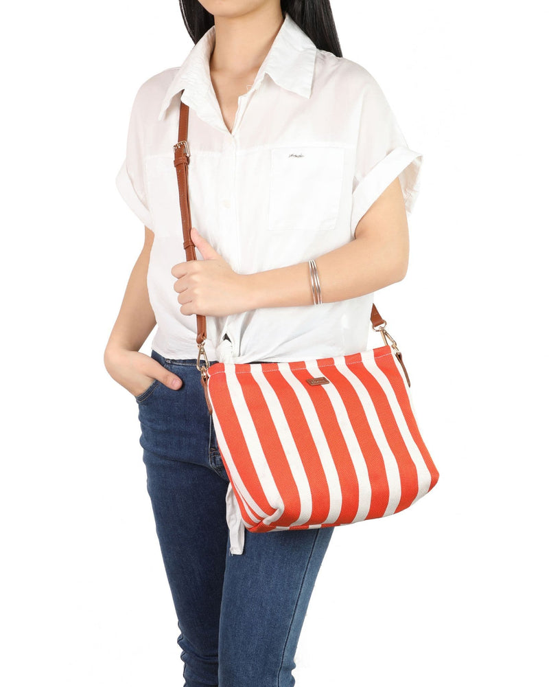 Gionni Coral Two Piece Shopper Bag | Orange 11G2839