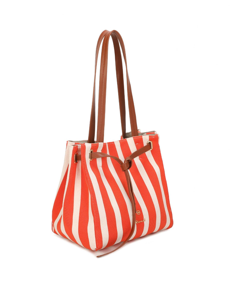 Gionni Coral Two Piece Shopper Bag | Orange 11G2839