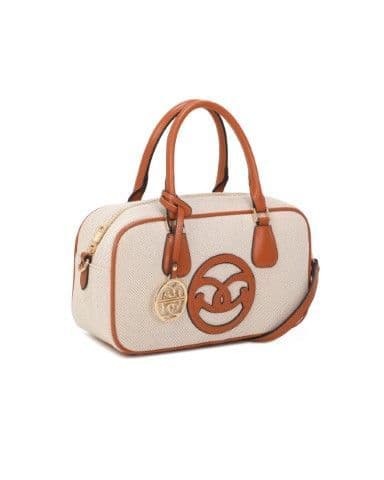 Gionni Crystal Bowling Bag | Tan 11G2843