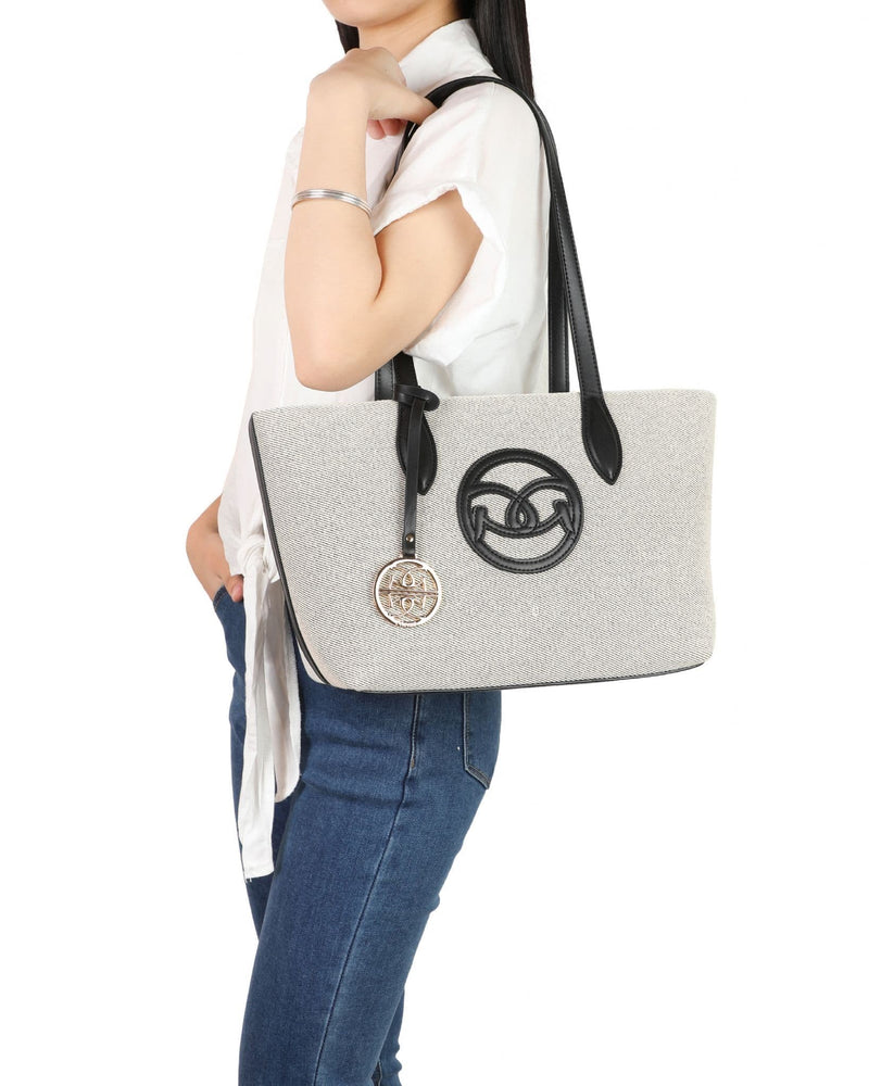 Gionni  Crystal Tote Bag | Black 11G2842