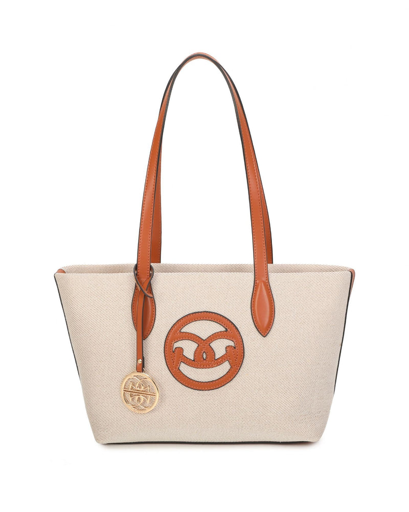 Gionni  Crystal Tote Bag | Tan 11G2842