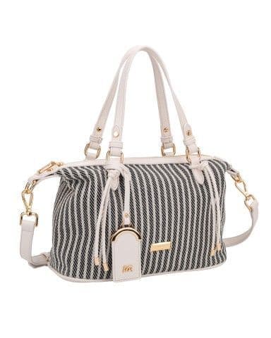 Gionni Emerald Bowling Bag  | Black/white 11G2868