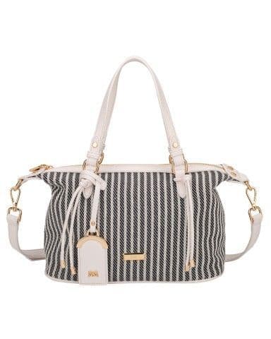 Gionni Emerald Bowling Bag  | Black/white 11G2868