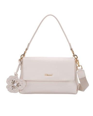 Gionni Onyx Shoulder Bag |  White 11G2882