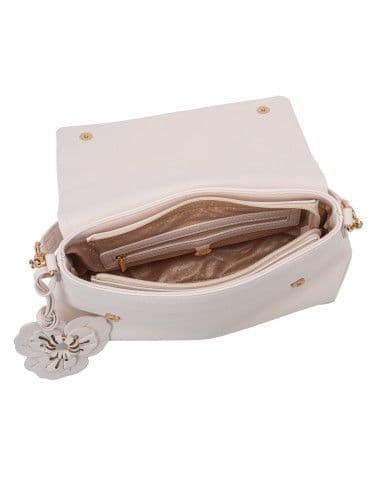 Gionni Onyx Shoulder Bag |  White 11G2882
