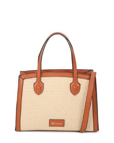 Gionni Sunstone Handle Grab Bag | Tan 11G2844