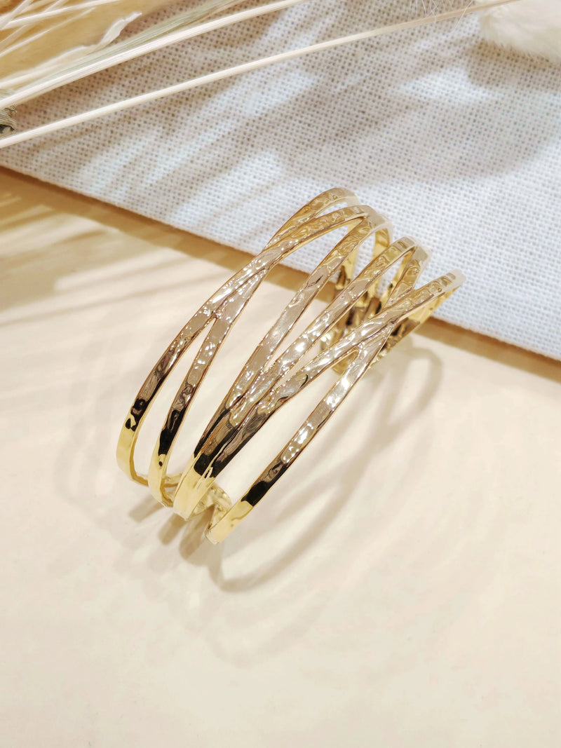 Angel Stainless Steel Bracelet | Gold B609