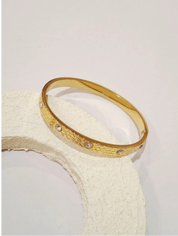 Angel Stainless Steel Bracelet | Gold B597